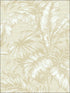 Tropical Leaves wallpaper in 41405 color - pattern number SG41405 - by Pelican Prints in the Sage II collection