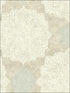 Medallion wallpaper in 42002 color - pattern number SG42002 - by Pelican Prints in the Sage II collection