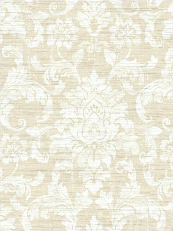 Tiger Damask wallpaper in 42105 color - pattern number SG42105 - by Pelican Prints in the Sage II collection
