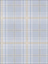 Chic Plaid fabric in blues browns neutrals color - pattern number FK26927 - by Patton Norwall in the Fresh Kitchens 5 collection