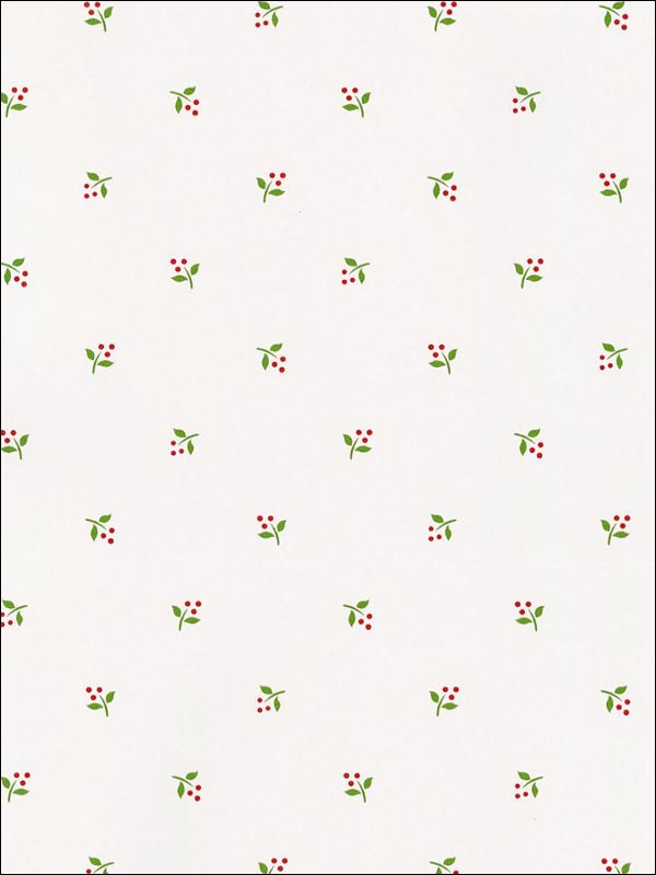 Berries wallpaper in off white color - pattern number FK26941 - by Patton Norwall in the Fresh Kitchens 5 collection
