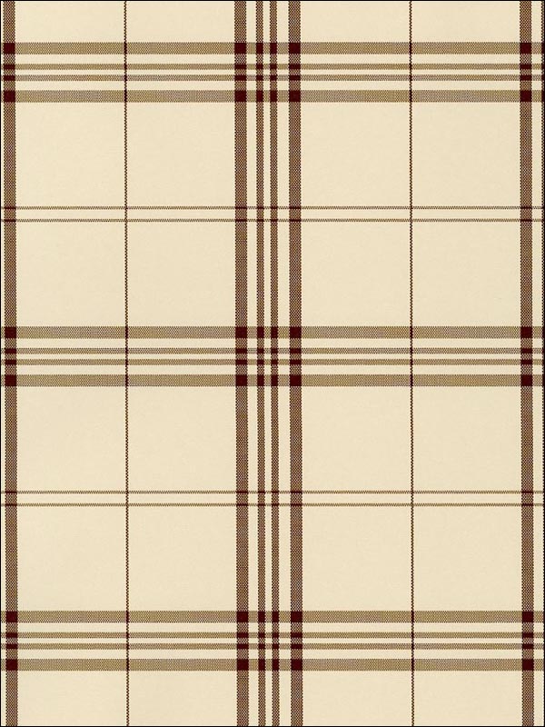 Kitchen Plaid wallpaper in browns color - pattern number FK34400 - by Patton Norwall in the Fresh Kitchens 5 collection