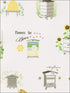 Beehive wallpaper in white yellow blue green color - pattern number FK34423 - by Patton Norwall in the Fresh Kitchens 5 collection