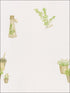 Fresh Herbs fabric in browns greens whites color - pattern number FK34432 - by Patton Norwall in the Fresh Kitchens 5 collection