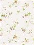 Mini Fruit Trail fabric in greens oranges pinks color - pattern number KC28534 - by Patton Norwall in the Fresh Kitchens 5 collection