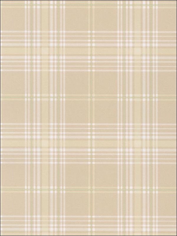 Kitchen Plaid wallpaper in browns neutrals color - pattern number KV27421 - by Patton Norwall in the Fresh Kitchens 5 collection