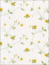 Mini Sunflower Trail wallpaper in greens yellows whites color - pattern number KV27408 - by Patton Norwall in the Fresh Kitchens 5 collection
