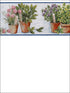Kitchen Herb fabric in blues greens color - pattern number KV79531 - by Patton Norwall in the Fresh Kitchens 5 collection
