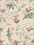 Hummingbirds fabric in original multi colour color - pattern number 100/14071.CS.0 - by Cole and Son in the Archive Anthology collection