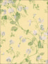 Sweet Pea wallpaper in yellow color - pattern number 100/6029.CS.0 - by Cole and Son in the Archive Anthology collection