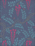 Egerton wallpaper in indigo color - pattern number 100/9042.CS.0 - by Cole and Son in the Archive Anthology collection