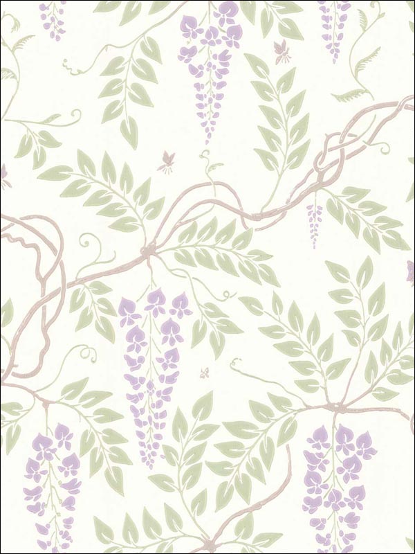 Egerton wallpaper in lilac color - pattern number 100/9045.CS.0 - by Cole and Son in the Archive Anthology collection
