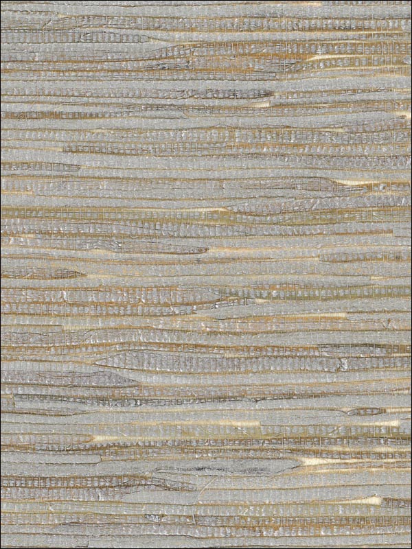 Java Grass wallpaper in metallic silver off white color - pattern number NA205 - by Seabrook in the Natural Resource Seabrook collection