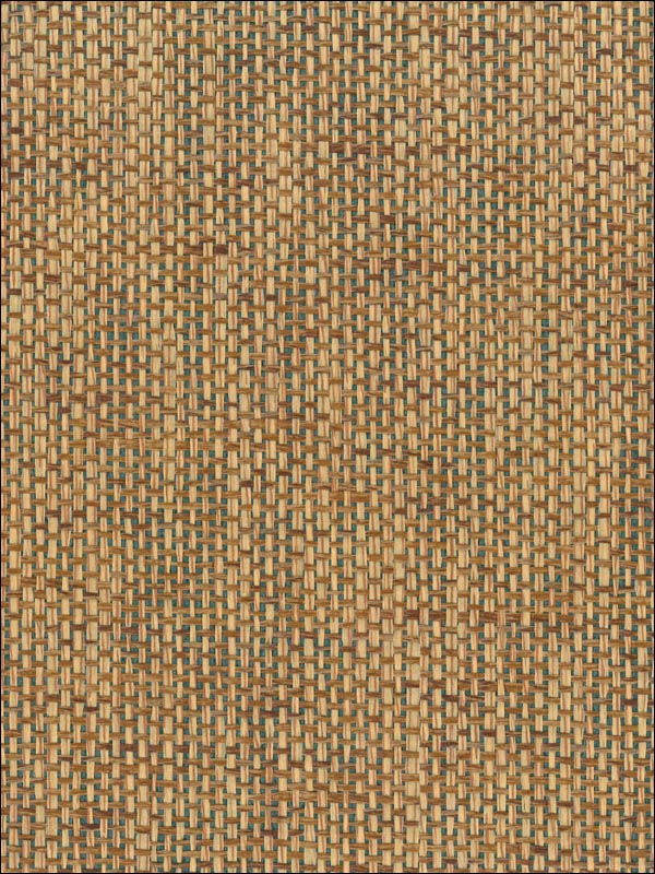 Paperweave fabric in brown green color - pattern number NA502 - by Seabrook in the Natural Resource Seabrook collection