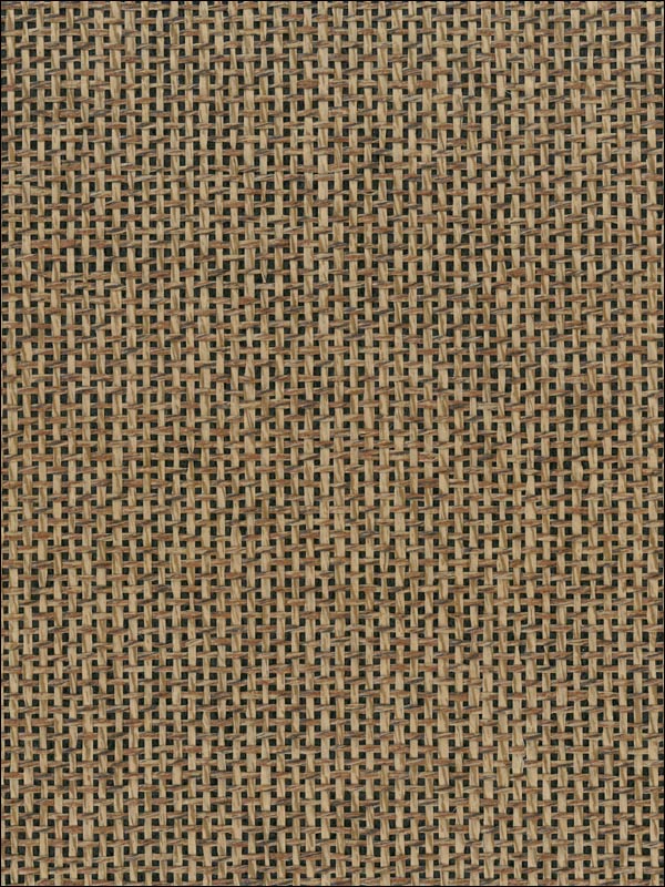 Paperweave fabric in black brown color - pattern number NA511 - by Seabrook in the Natural Resource Seabrook collection
