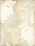 Chadwick Portrait fabric in metallic gold and off white color - pattern number AV50108 - by Seabrook in the Avant Garde by Seabrook Designs collection