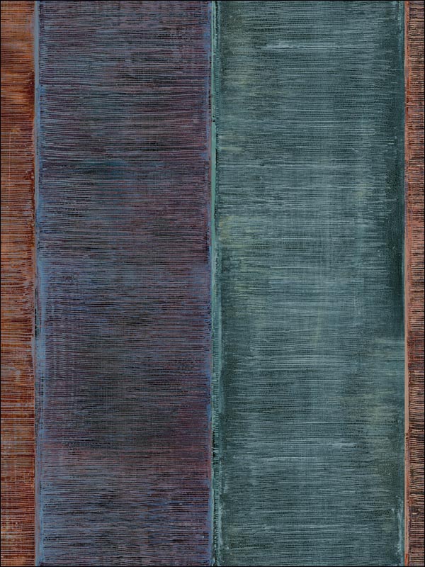 Kepler Stripe fabric in wine and teal color - pattern number AV50801 - by Seabrook in the Avant Garde by Seabrook Designs collection