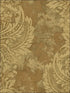 Newton Damask wallpaper in tan and gold color - pattern number AV51306 - by Seabrook in the Avant Garde by Seabrook Designs collection
