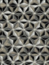 Einstein Geometric fabric in metallic silver and black color - pattern number AV51400 - by Seabrook in the Avant Garde by Seabrook Designs collection