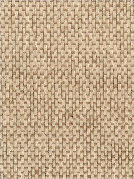 Pearl Coated Paper Weave fabric in pearl tan color - pattern number 488422 - by Patton Norwall in the Decorator Grasscloth II collection