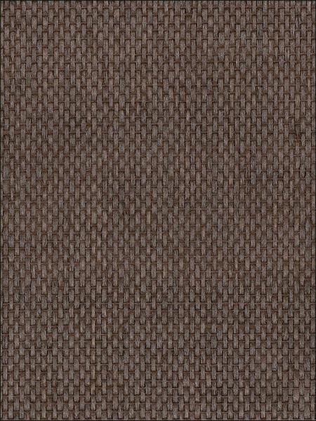 Pearl Coated Paper Weave fabric in brown metallic color - pattern number 488423 - by Patton Norwall in the Decorator Grasscloth II collection