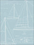 Yacht Blueprint fabric in 61302 color - pattern number YC61302 - by Wallquest in the Yacht Club collection