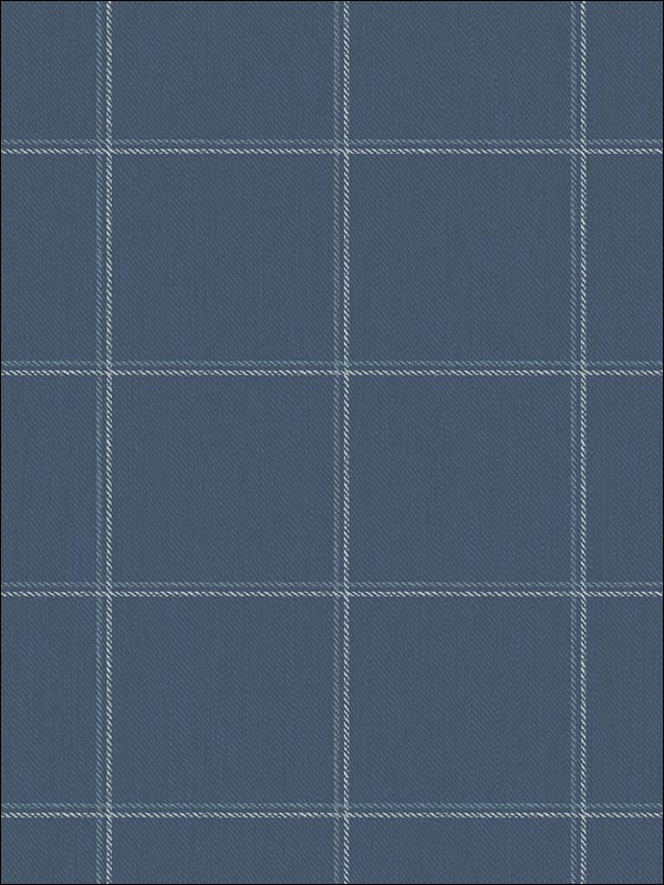 Simple Plaid fabric in 61412 color - pattern number YC61412 - by Wallquest in the Yacht Club collection