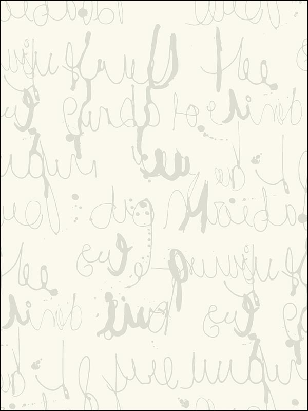 Calligraphy wallpaper in 21307 color - pattern number BW21307 - by Paper and Ink in the Black and White Paper and Ink collection