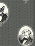 Dog Portrait Cameos wallpaper in 21800 color - pattern number BW21800 - by Paper and Ink in the Black and White Paper and Ink collection