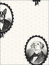 Dog Portrait Cameos wallpaper in 21810 color - pattern number BW21810 - by Paper and Ink in the Black and White Paper and Ink collection