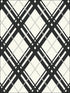 Bias Plaid wallpaper in 22010 color - pattern number BW22010 - by Paper and Ink in the Black and White Paper and Ink collection