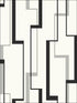 Cosmic Geometric wallpaper in 23011 color - pattern number BW23011 - by Paper and Ink in the Black and White Paper and Ink collection