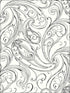 Paisley wallpaper in 23100 color - pattern number BW23100 - by Paper and Ink in the Black and White Paper and Ink collection