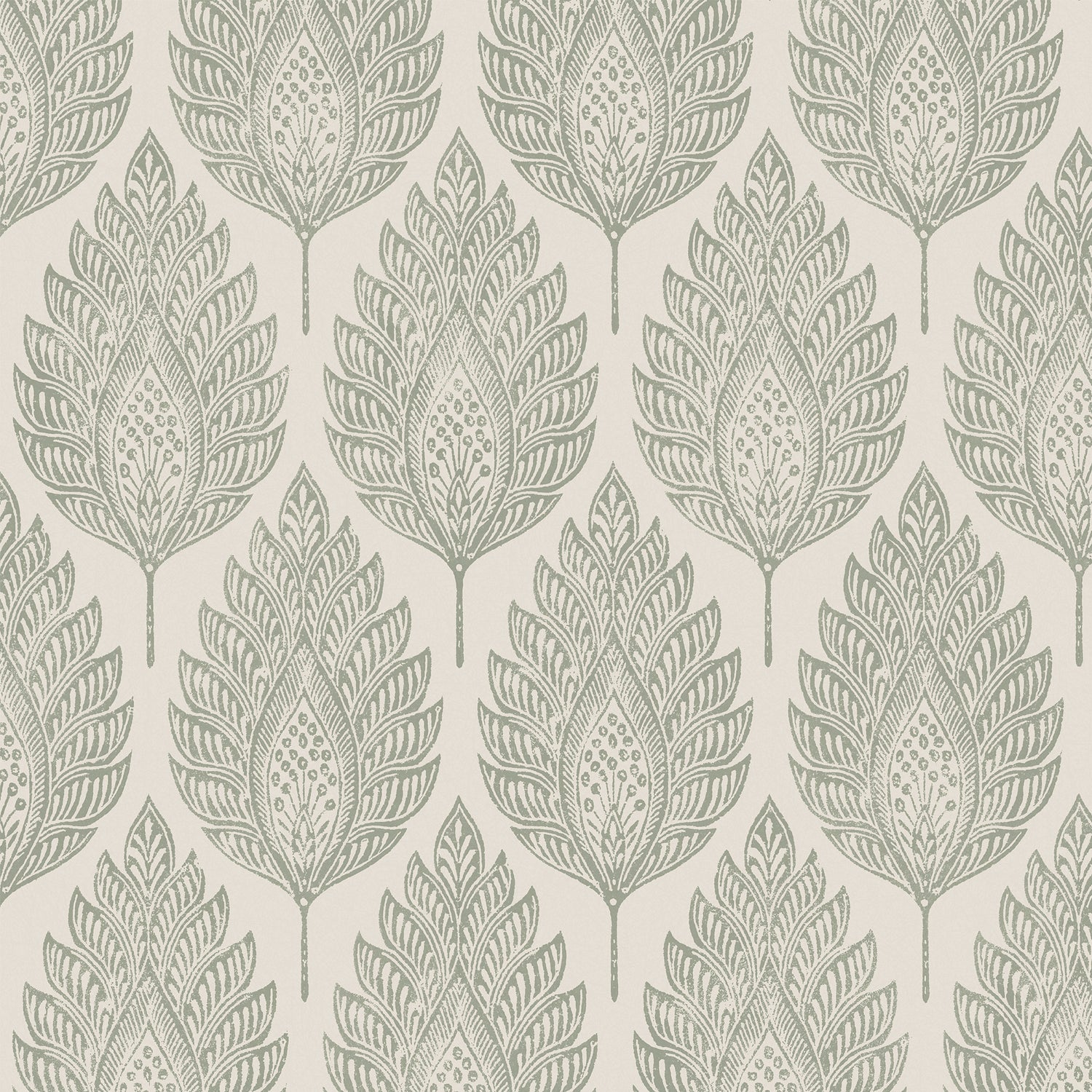Flame Leaf Wallpaper in neutral color - pattern number 142307 - by Graham and Brown in the 2025 Exclusives collection