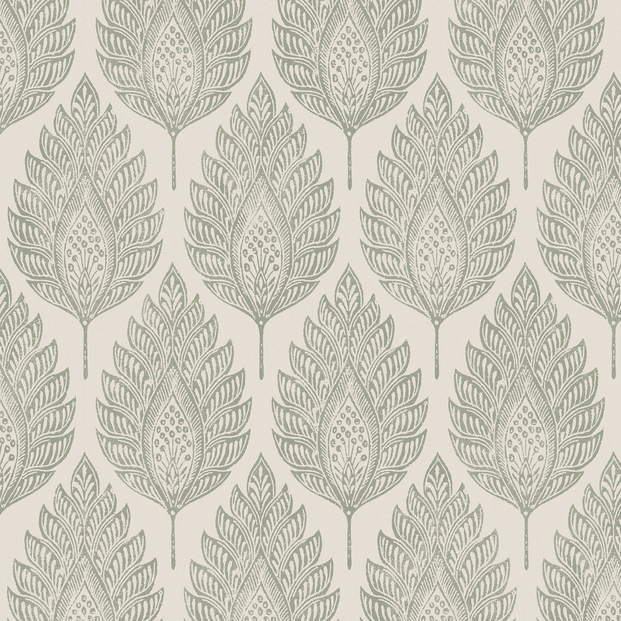 Flame Leaf Wallpaper in neutral color - pattern number 142307 - by Graham and Brown in the 2025 Exclusives collection