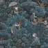Treetop Troop Wallpaper in navy & teal color - pattern number 142313 - by Graham and Brown in the 2025 Exclusives collection