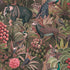 Jungle Jamboree Wallpaper in damson color - pattern number 142314 - by Graham and Brown in the 2025 Exclusives collection