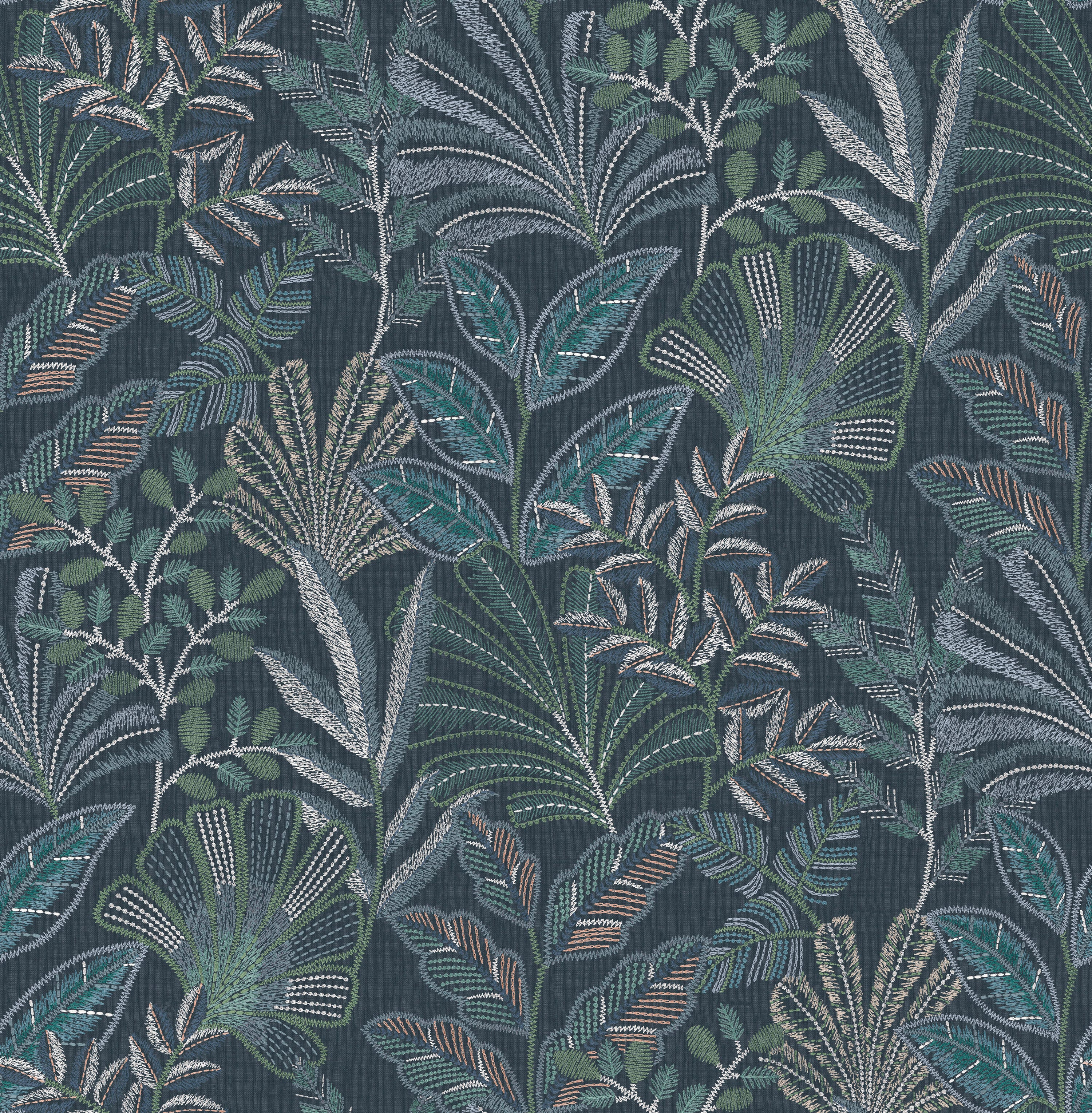 Vendura Weave Wallpaper in navy color - pattern number 142319 - by Graham and Brown in the 2025 Exclusives collection