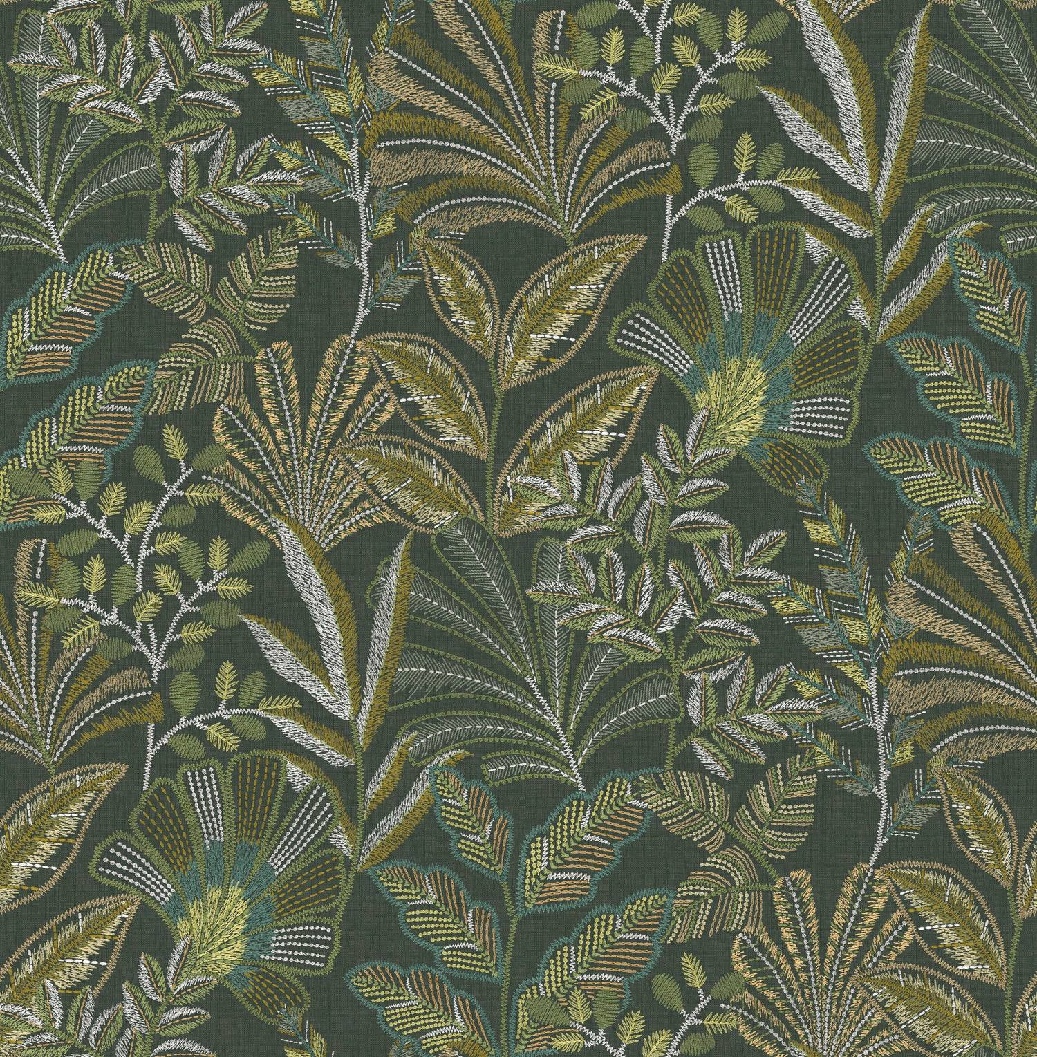 Vendura Weave Wallpaper in emerald color - pattern number 142320 - by Graham and Brown in the 2025 Exclusives collection