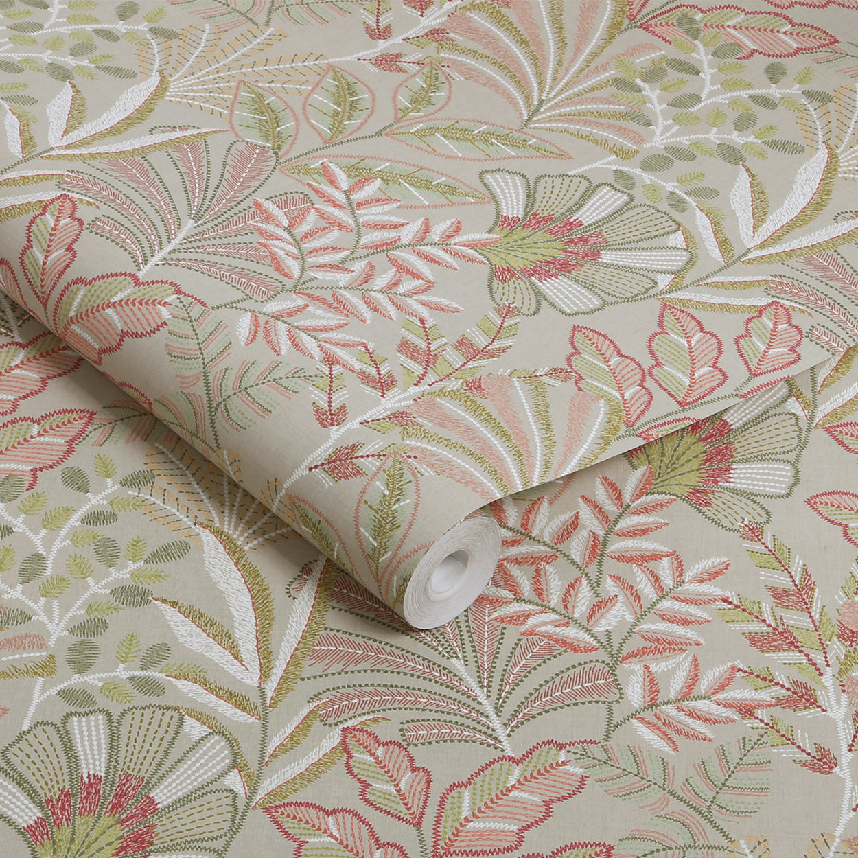 Vendura Weave Wallpaper in pink color - pattern number 142323 - by Graham and Brown in the 2025 Exclusives collection