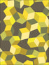 Puzzle fabric in yellow and black color - pattern number 105/2012.CS.0 - by Cole and Son in the Geometric II collection