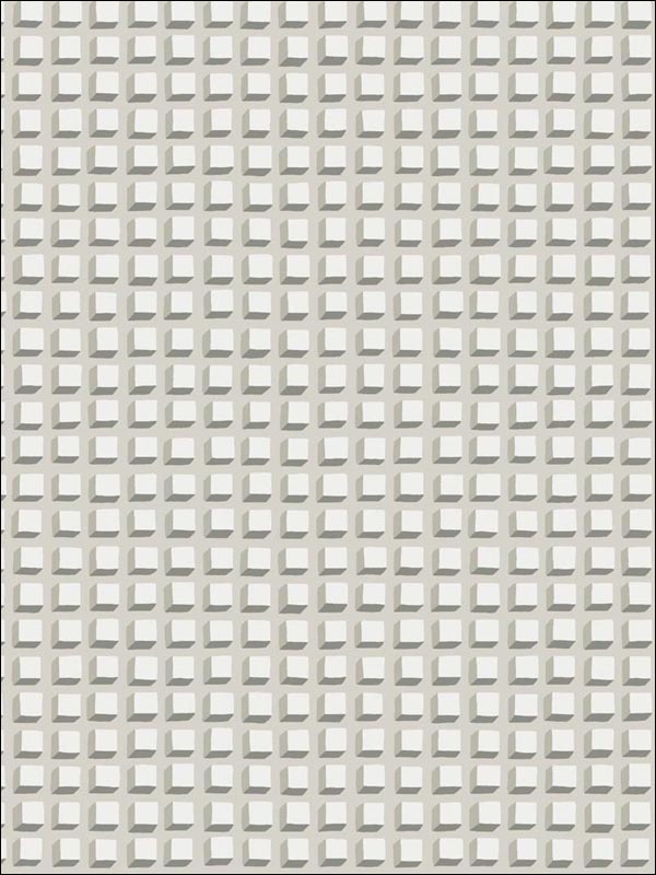 Mosaic wallpaper in white and white color - pattern number 105/3015.CS.0 - by Cole and Son in the Geometric II collection