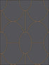 Riviera wallpaper in charcoal color - pattern number 105/6029.CS.0 - by Cole and Son in the Geometric II collection
