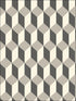 Delano fabric in grey and black color - pattern number 105/7031.CS.0 - by Cole and Son in the Geometric II collection