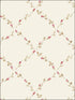 Kitchen Red Rose Trellis wallpaper in pink color - pattern number PP27728 - by Patton Norwall in the Pretty Prints 4 collection