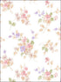 Floral Blossom Mini wallpaper in mulit colors color - pattern number PP27747 - by Patton Norwall in the Pretty Prints 4 collection
