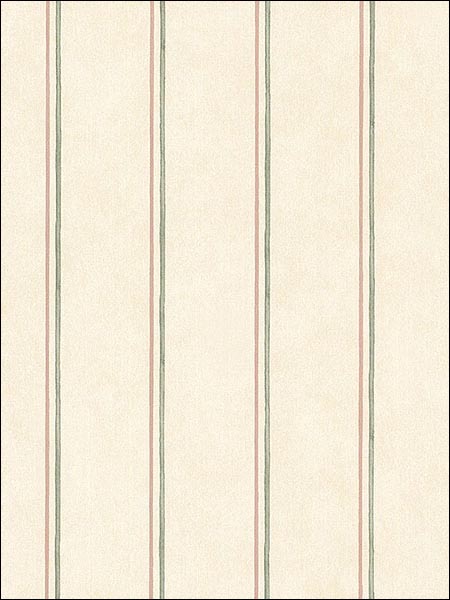 Thin Stripe wallpaper in greens pinks color - pattern number PP27794 - by Patton Norwall in the Pretty Prints 4 collection