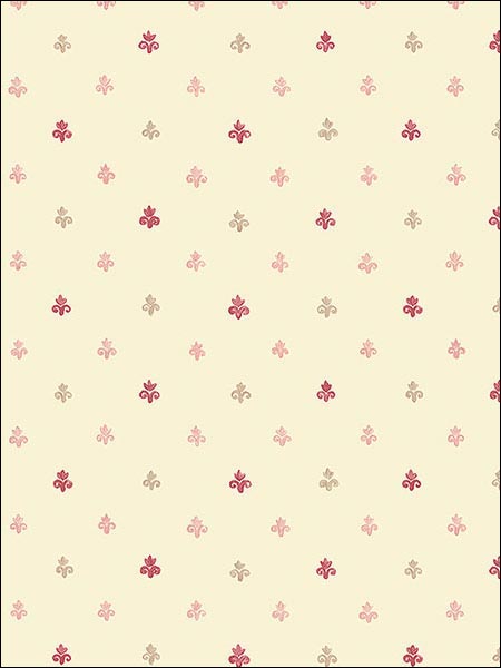 Traditional Lulu Spot wallpaper in pinks color - pattern number PP27818 - by Patton Norwall in the Pretty Prints 4 collection