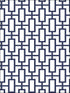 Luxor Print fabric in navy color - pattern number SH34507 - by Patton Norwall in the Shades collection