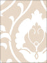 Italian Damask fabric in taupe color - pattern number SH34513 - by Patton Norwall in the Shades collection